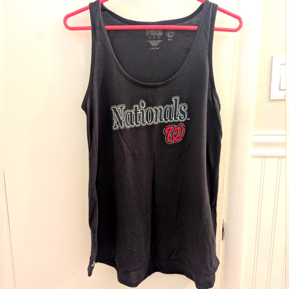 Washington Nationals Charcoal Tank Top